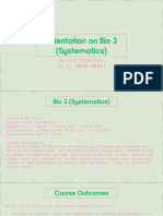 Bio 3 Orientation