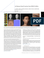 2021 Tencent AI Lab High-Fidelity 3D Digital Human Head Creation From RGBD Selfies
