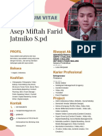Asep Miftah Farid Jatmiko S.PD: Curriculum Vitae