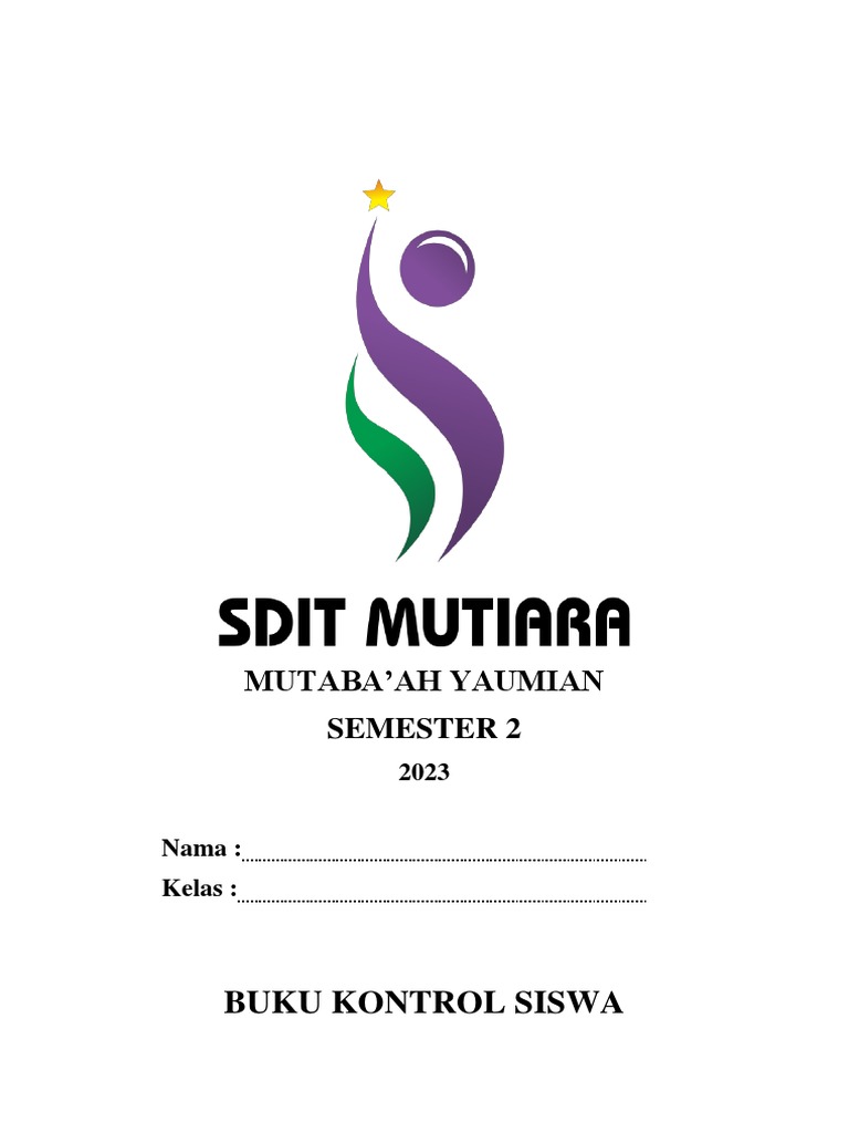 Mutaba’ah Harian Siswa SDIT Mutiara | PDF