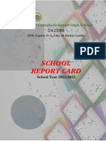 School Report Card SRC 2022-2023