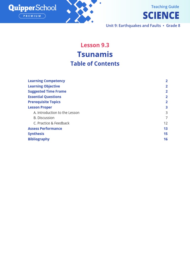 What is tsunami pdf