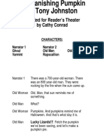 Reader's Theatre- The Vanishing Pumpkin