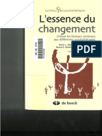 Livre L'essence Du Changement, Prologue