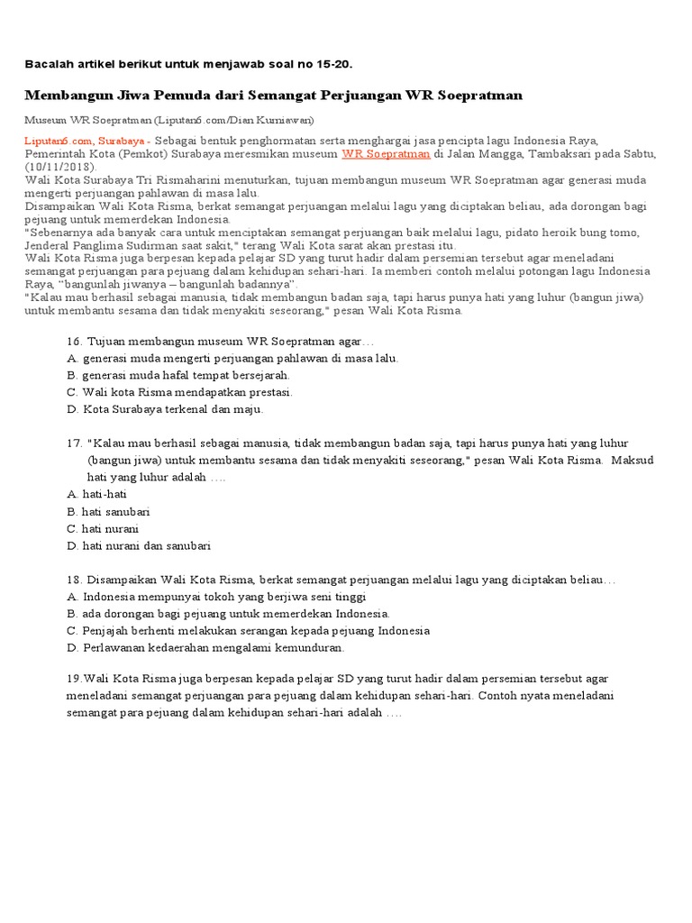 5 soal pg tambahan pdf