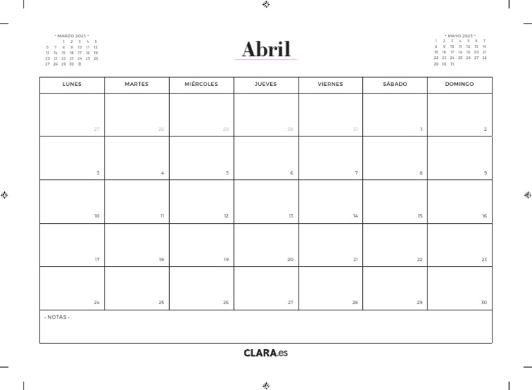 Calendario de Abril 2023 | PDF