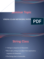 Strings Class Methods