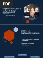 Chapter 13 14 - Employee Involvement Work Design - GOrtega - 01OCT2022