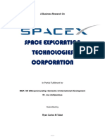 SPACEX - Business Research - MBA109