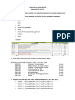 Things To Consider Before The Presentation of Revised Curriculum