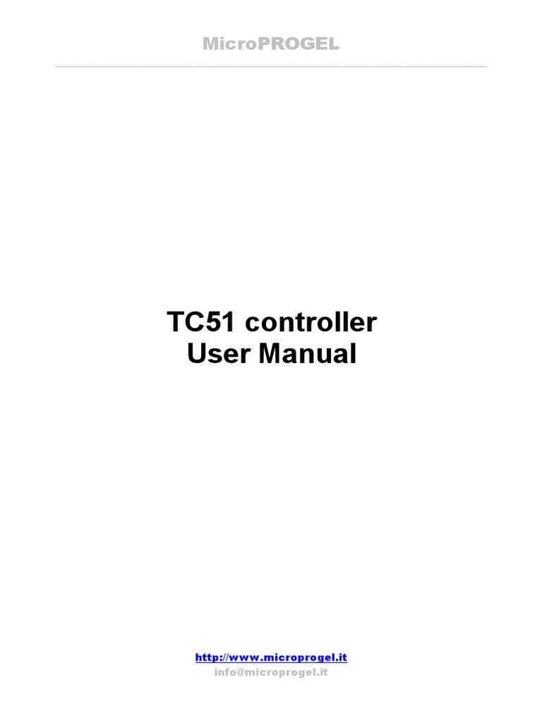 TC51 ManualeUtente EN V1 | PDF | Thermocouple | Flash (Photography)
