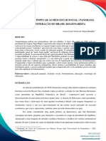 Da Educação Popular Ao Bem Estar Social - Panorama para A Superação Do Brasil Bolsonarista