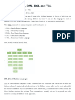 SQL - DDL, DQL, DML, DCL and TCL Commands - GeeksforGeeks