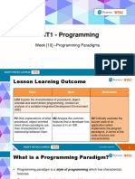 Programming Paradigms and IDE Analysis