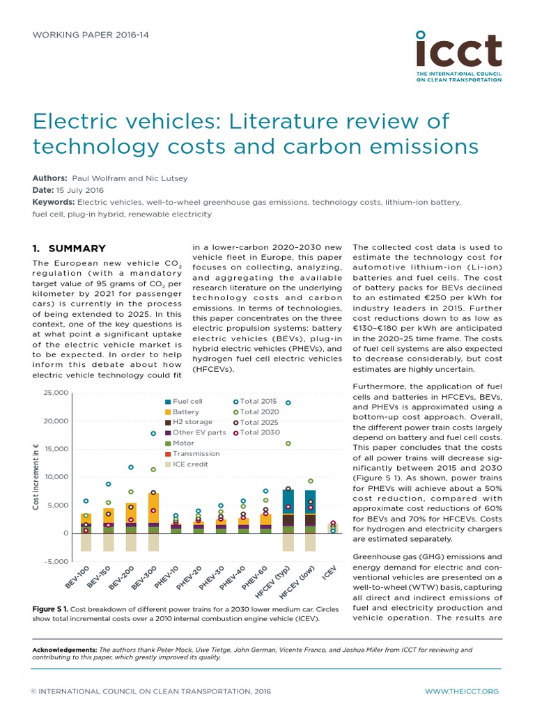 Electric Vehicles PDF Electric Vehicle Plug In Hybrid