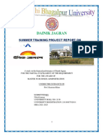 A - Study - On - The Financial Performance of Dainik Jagrans - Docx (Nitish) !