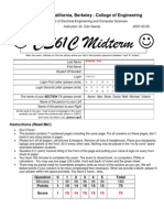 CS61C Midterm: University of California, Berkeley College of Engineering