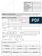 Reed Application Form