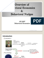 Overview of Behavioral Economics & Behavioral Nudges