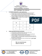 Reading Assessment Tool in English 1