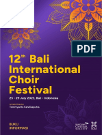 Bali International Choir Festival 2023 Jadwal dan Kegiatan
