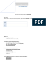 The Annual General Meeting Notice Template Doc 43kb