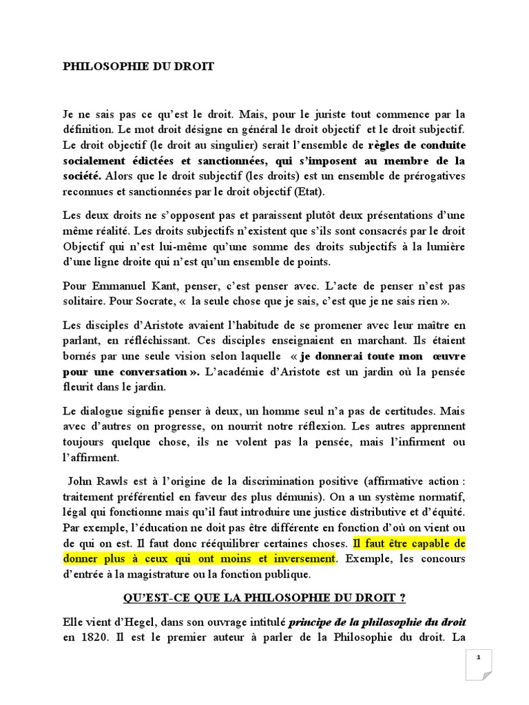 Philosophie du Droit et Justice | PDF | Justice | Crime et violence