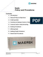 Maersk Seal Policy