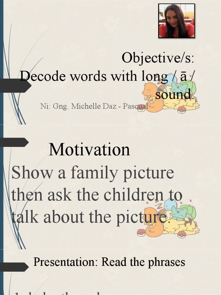 Long A Sound Activities for Kids | PDF