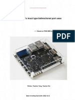 FPGA's inout bidirectional port uses ZYNQ Teaching Documentation