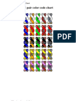 25 Pair Color Code Chart