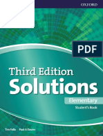 Solutions Elementary Third Edition Classbook