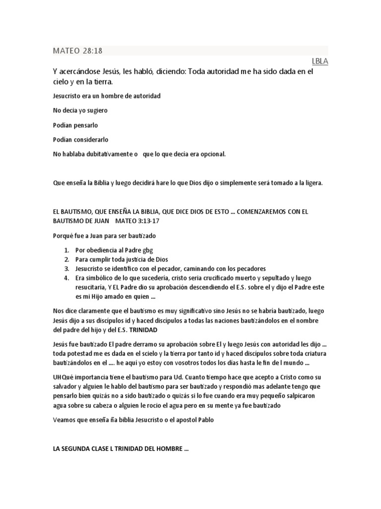 Bautismo en Agua PDF Bautismo Jesús