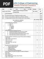 CIA-1 Answer Key Sec-A