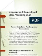 P5. Kerjasama Internasional Dan Pembangunan