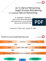 Introduction To Optical Networking: From Wavelength Division Multiplexing To Passive Optical Networking