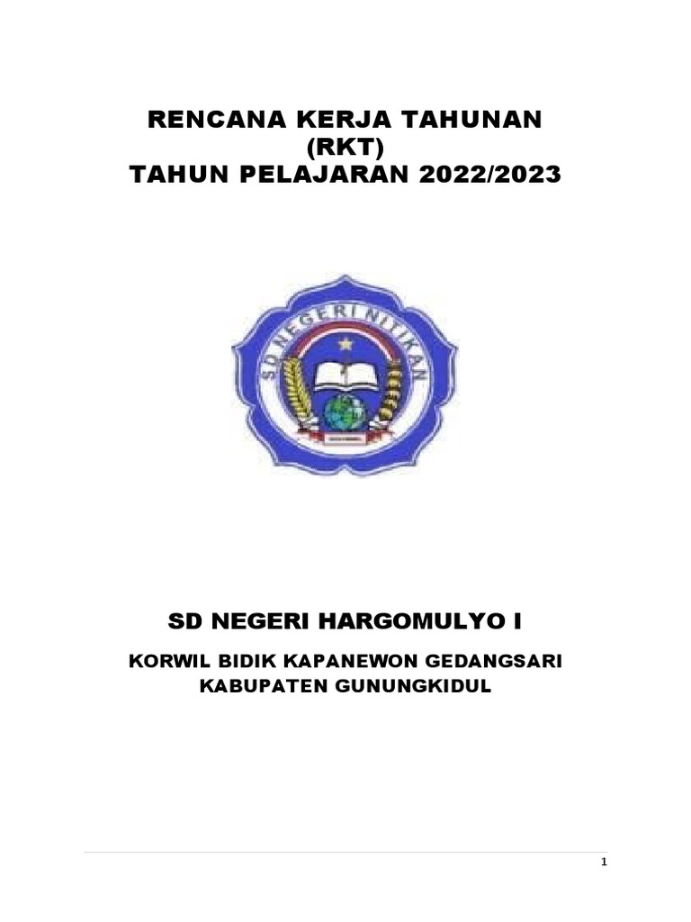 Rencana Kerja Tahunan SD 2022/2023 | PDF