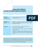 Menulis Berbagai Teks Tertulis