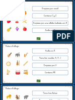 Juego de Lengua Comprensión Lectora Con Imágenes