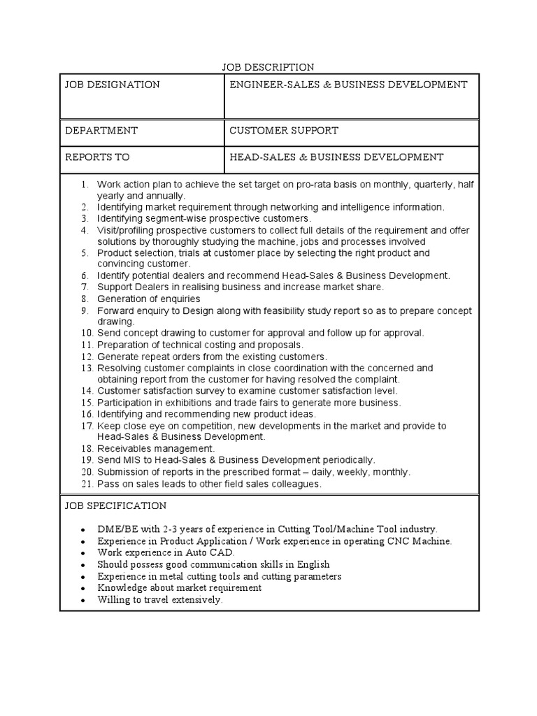 JDSales Engineer PDF