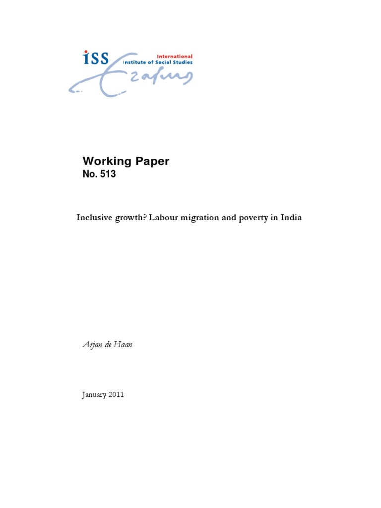 Labour Migration and Poverty in India | PDF | Immigration | Employment