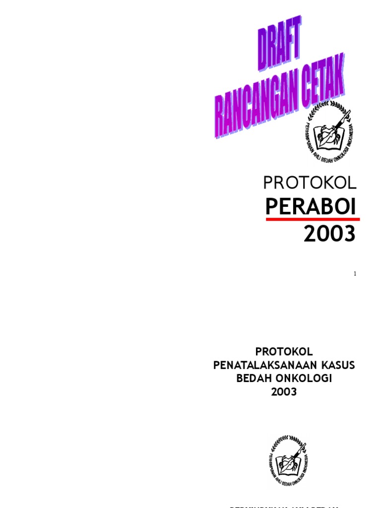 Protokol Penanganan Kanker Payudara | PDF | Sains & Matematika
