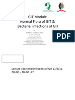 Normal Flora of GIT and Bact Infections