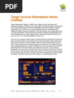 Target Accrual Redemption Notes (Tarns)