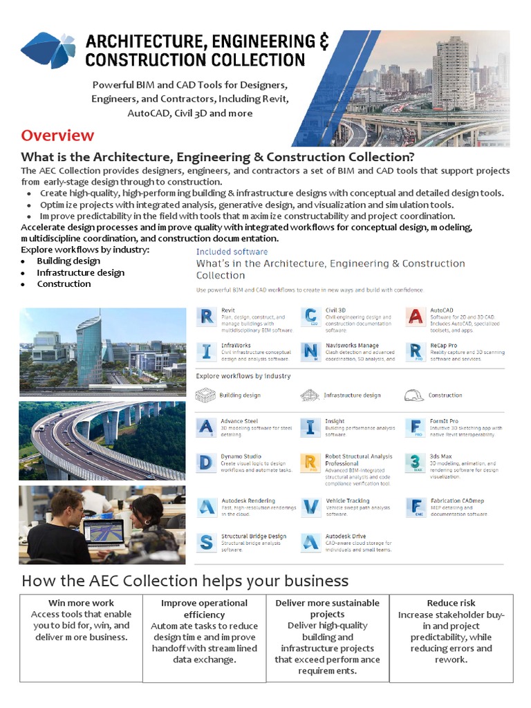 AEC Collection: BIM & CAD Tools Overview | PDF