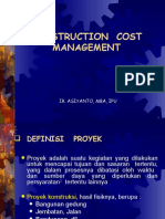 Cost Planning or Cost Project Oleh Ir. Asiyanto, MBA, IPM
