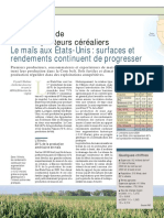 Le Maïs Aux États-Unis: Surfaces Et Rendements Continuent de Progresser