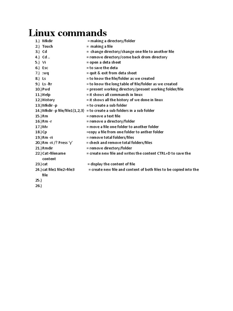 Linux Commands | PDF