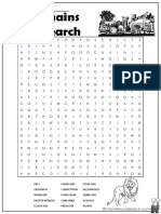 Food Chains Word Search