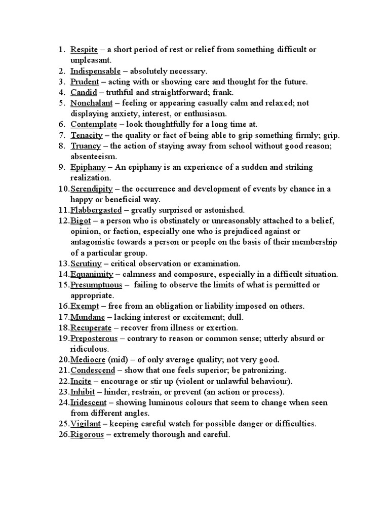 IMPORTANT ENGLISH WORDS WITH MEANING PDF visual data 4